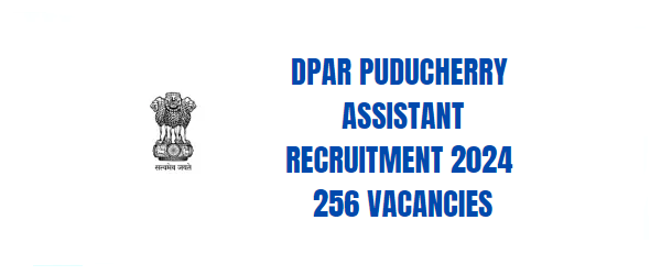 DPAR Puducherry Assistant Recruitment 2024.png